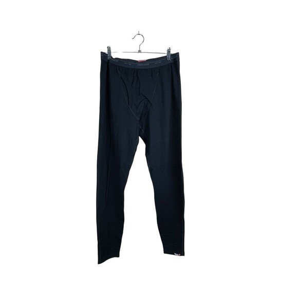 Icebreaker BodyFit 260 Mens Black Base Layer Merino Wool Pants Leggings Medium - Picture 1 of 12